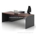 AOLI hot selling modern design customized green material factory price OEM veneer finished solid wood executive table